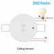 Tuya Smart Life Zigbee/Wifi 24G Mmwave Radar Human Body Presence Motion Sensor for Light Switch Luminosity Detection 110/220V
