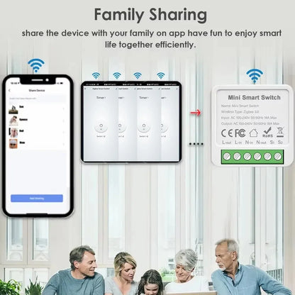 Transform Your Home with the Tuya WiFi/Zigbee Smart Switch Mini Breaker – Effortless Remote Control & Voice Activation for a Smarter Lifestyle