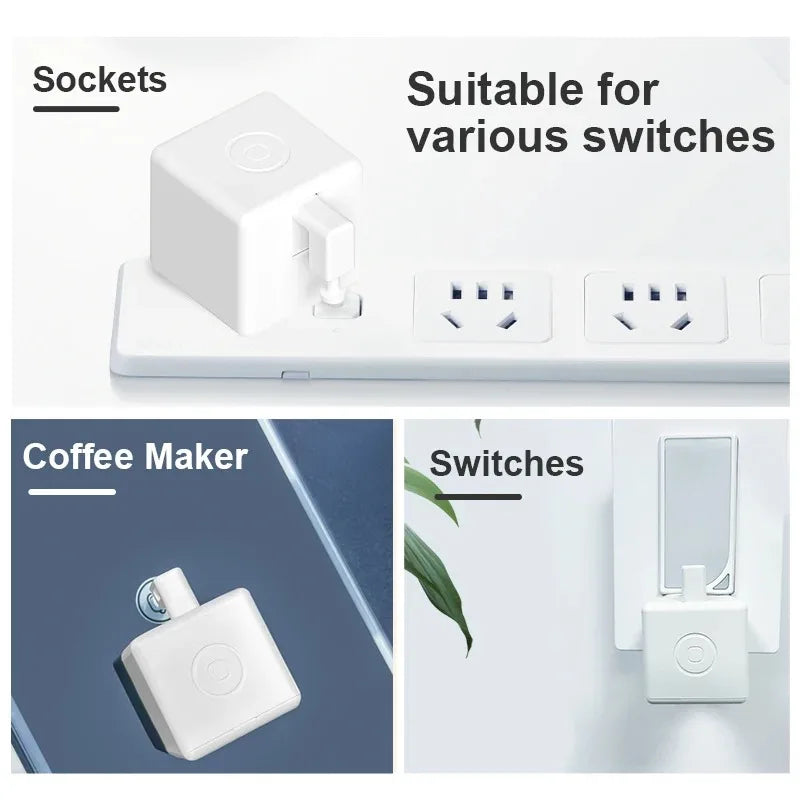 ZEXEF Smart Tuya Rechargeable Switch Fingerbot Socket Bot Light Garage Curtains Robot Remoter Alexa Google Home Voice Assistant