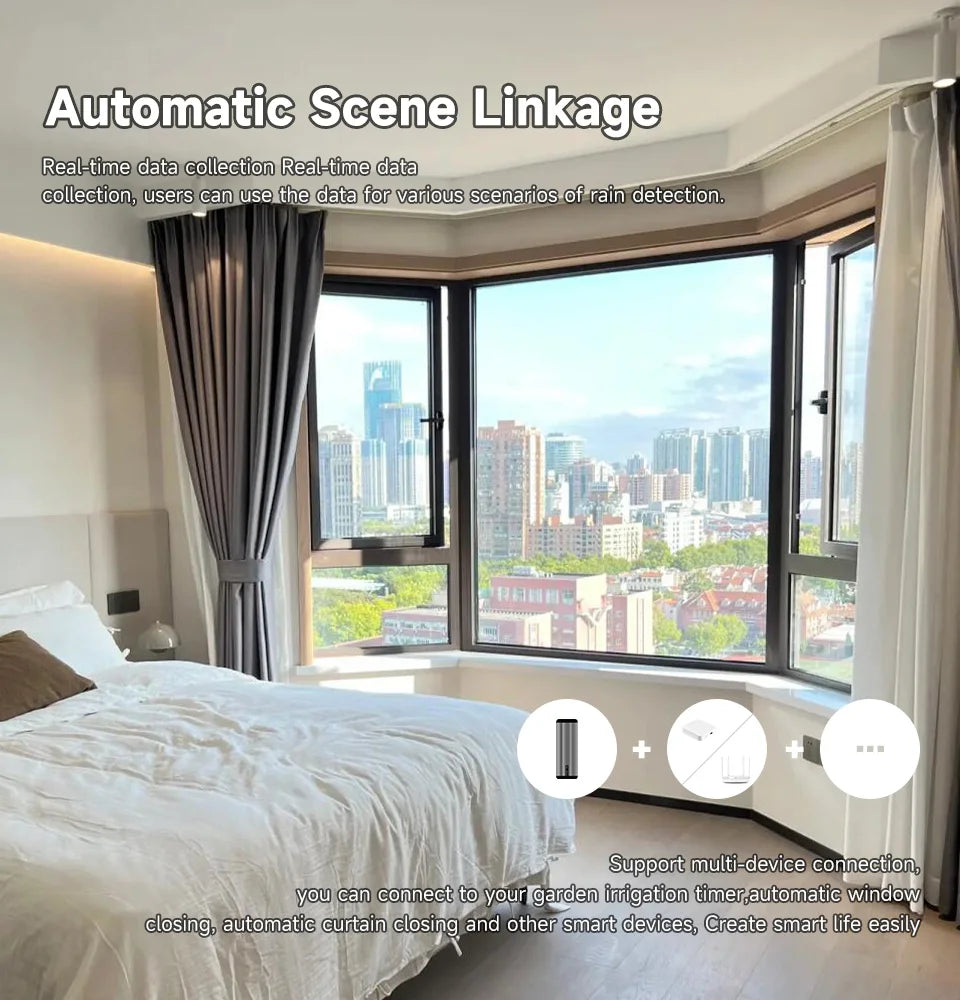 Enhance Your Smart Home with the Tuya Zigbee Water Immersion and Rain Sensor - Get Real-Time Rain Reminders and Alerts!