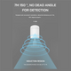 B04B-2Pcs TUYA Human Body Sensor Zigbee Motion Security Wireless Connection Light Intensity Gateway PIR Human Body Sensor