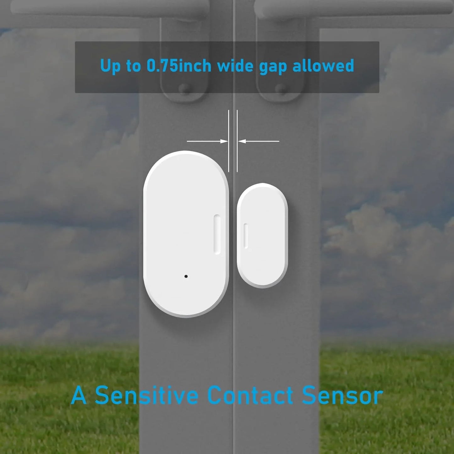 Tuya Zigbee Smart Door Window Sensor Door Open Closed Detectors Smart Home Security Protection Alarm System for Alexa Google