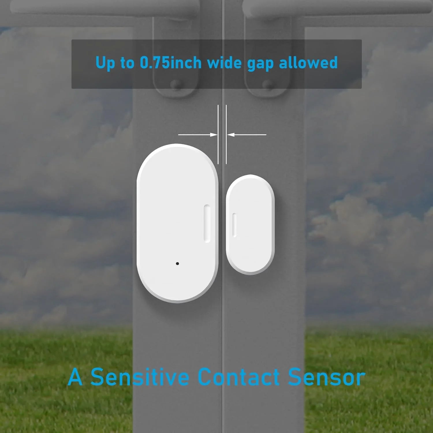 Tuya Zigbee Smart Door Window Sensor Door Open Closed Detectors Smart Home Security Protection Alarm System for Alexa Google