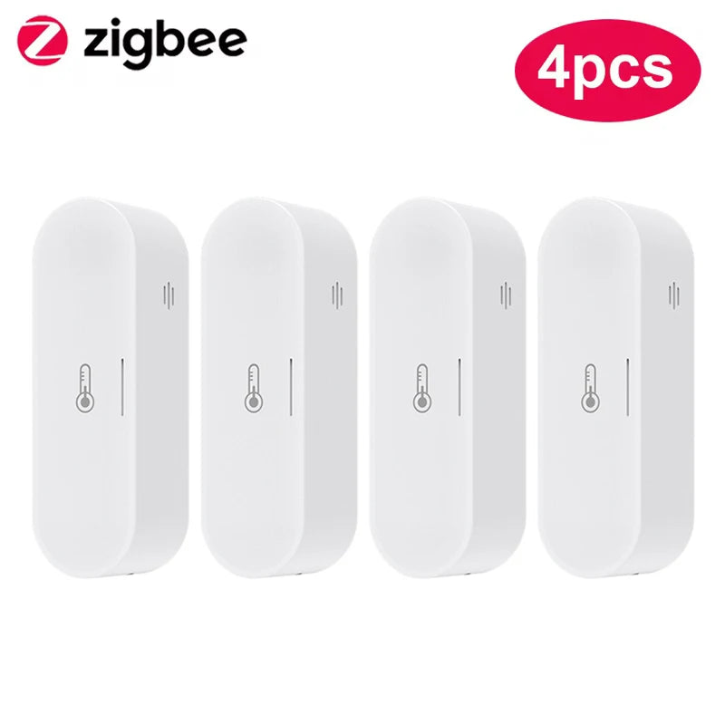 Revolutionize Your Home with the Tuya Smart Zigbee Temperature and Humidity Sensor - Compatible with Apple HomeKit, Alexa, and Google Home!