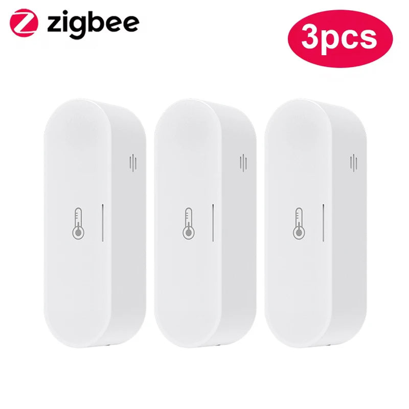 Revolutionize Your Home with the Tuya Smart Zigbee Temperature and Humidity Sensor - Compatible with Apple HomeKit, Alexa, and Google Home!