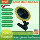 Tuya Smart Zigbee Light and Rain Sensor 2-In-1 Function, Built-In Lithium Battery , Light and Rainwater Detection Smart Life App