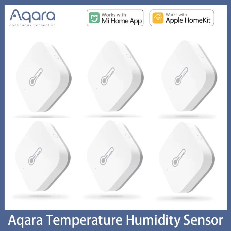 Zigbee Wireless Temperature Humidity Sensor Work with Apple Homekit Mi Home Intelligent Linkage Hygrometer Connection