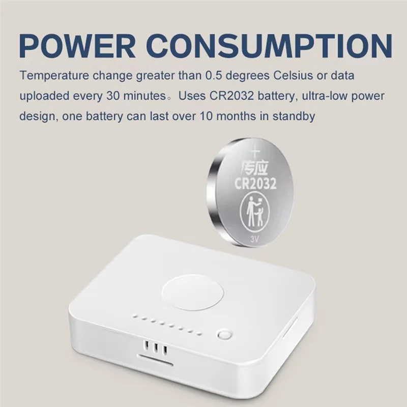 Upgrade Your Home with the B29C-Tuya Zigbee Smart Temperature and Humidity Sensor - Perfect for Alexa & Google Assistant!
