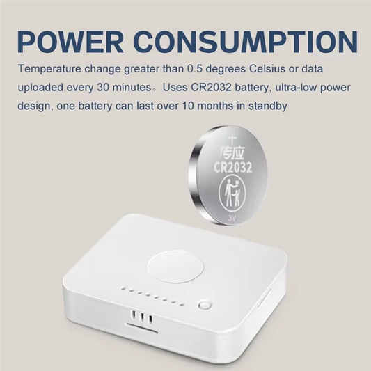 Upgrade Your Home with the B29C-Tuya Zigbee Smart Temperature and Humidity Sensor - Perfect for Alexa & Google Assistant!