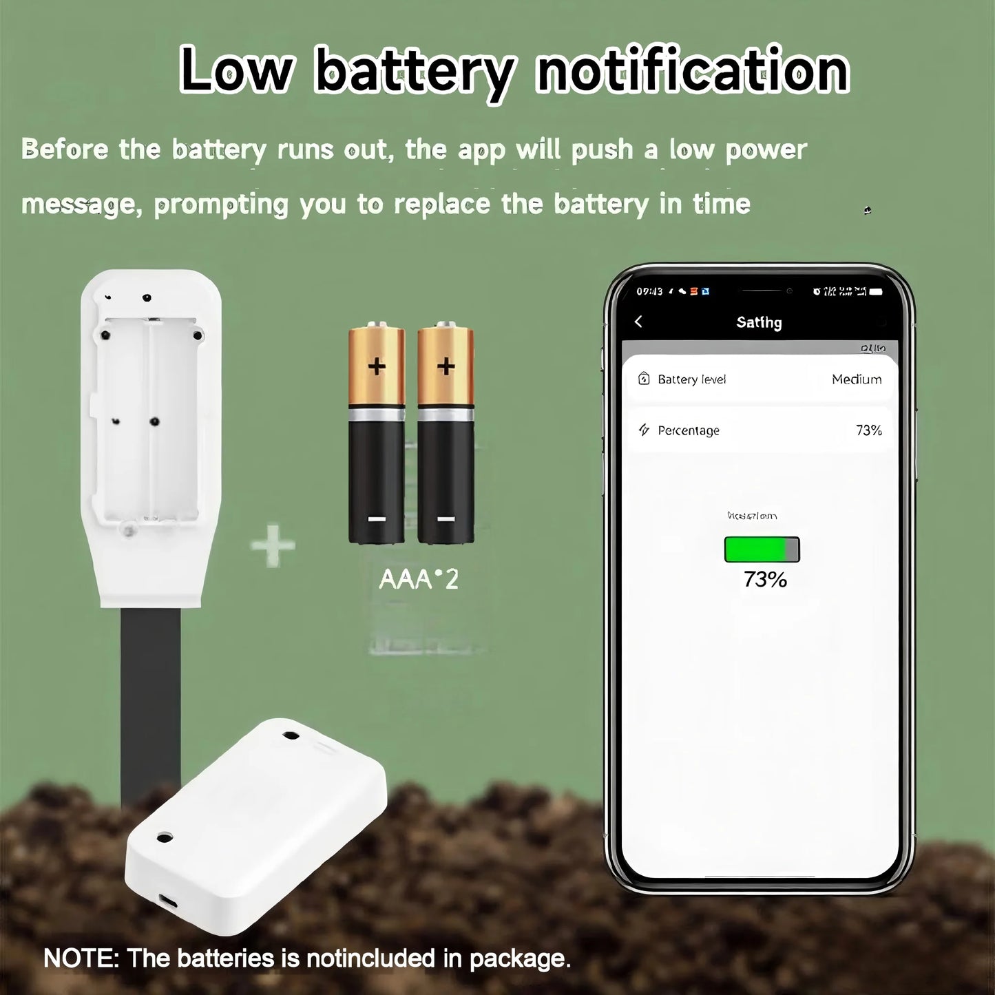 Transform Your Garden with the Tuya Smart Home Zigbee Soil Moisture & Temperature Monitor - The Ultimate Plant Care Assistant with Remote Watering!