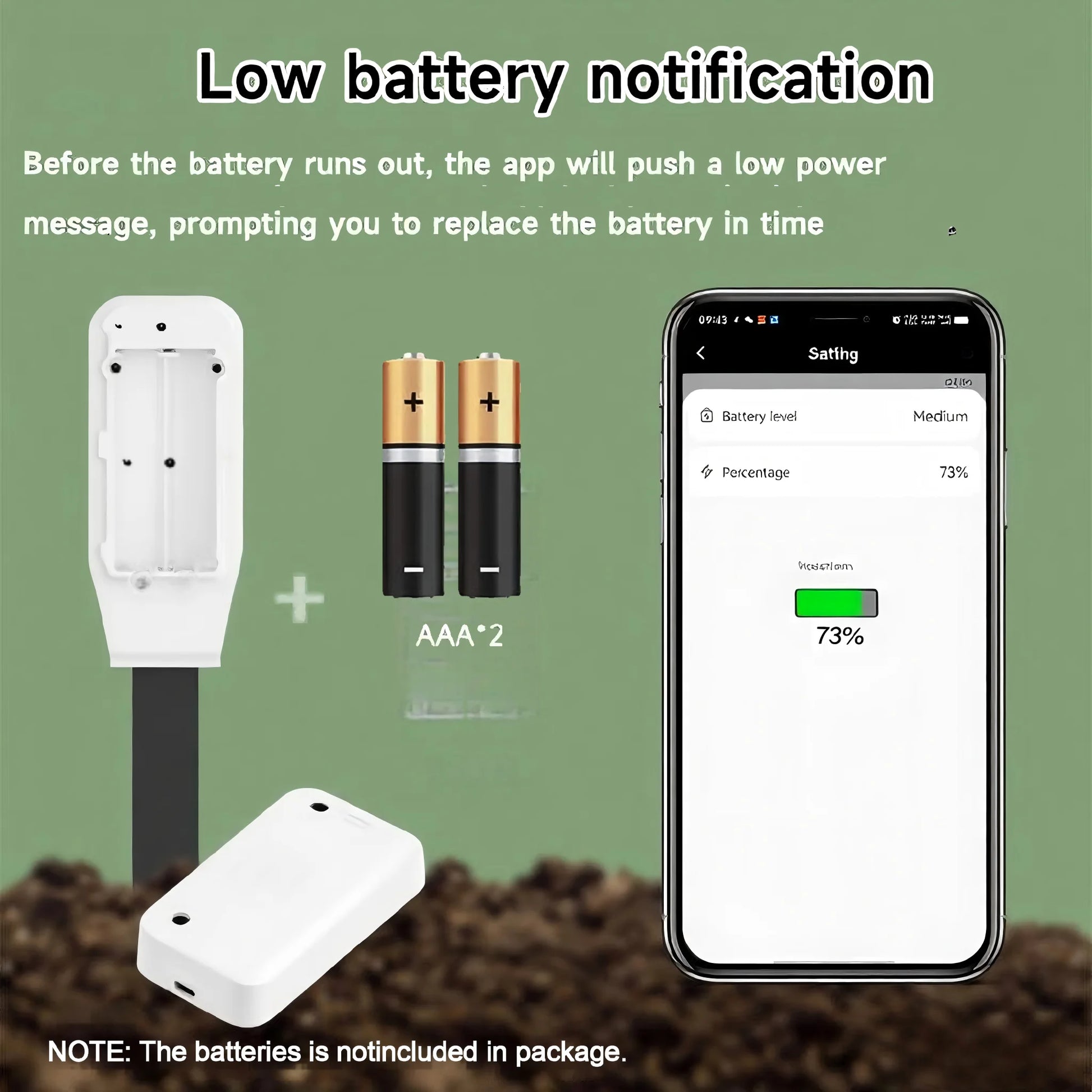 Transform Your Garden with the Tuya Smart Home Zigbee Soil Moisture & Temperature Monitor - The Ultimate Plant Care Assistant with Remote Watering!