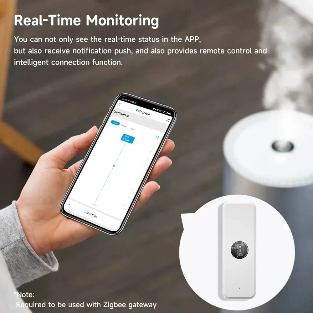 Enhance Your Smart Home with the Tuya Zigbee Illumination Brightness Detector - Perfect for Home Automation!