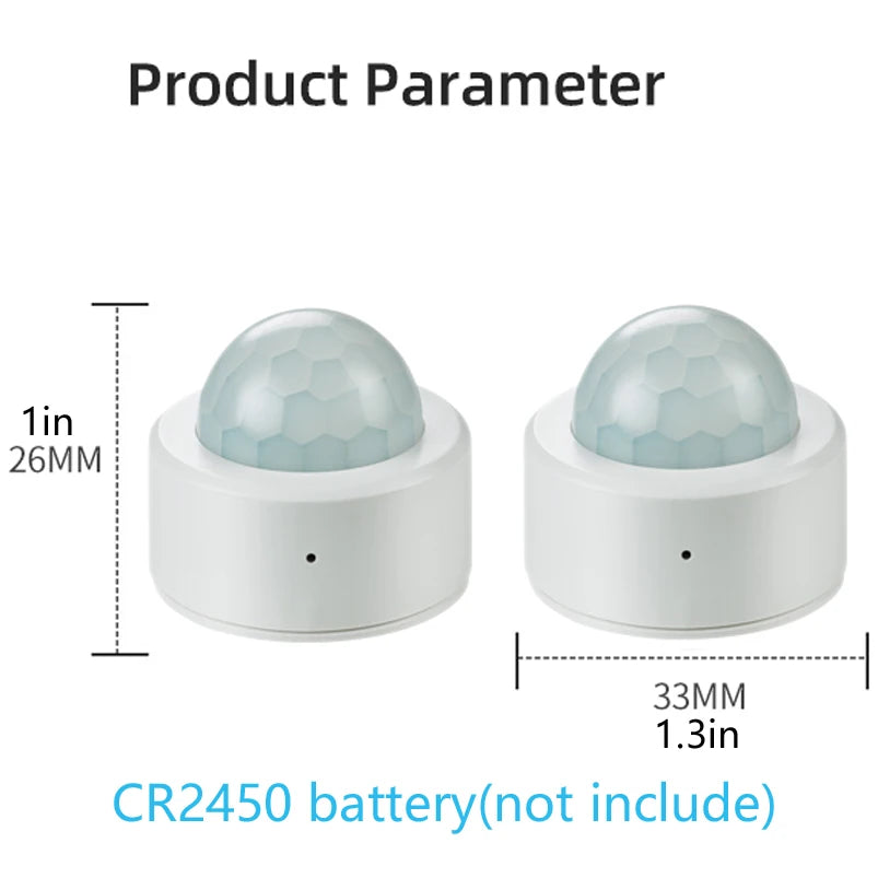 Zigbee 3.0 Smart PIR Motion Sensor Human Motion Sensor Smart Home Detector Home Security Work with Tuya Smart Life Gateway