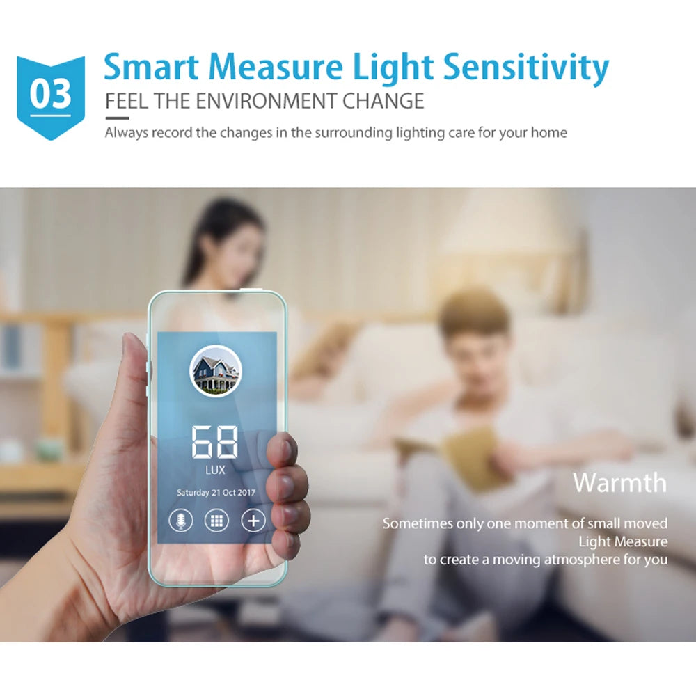 NEO COOLCAM Smart Home Z-Wave plus PIR Motion Sensor Detector Temperature Sensor Lux Z Wave Alarm System Motion Sensor