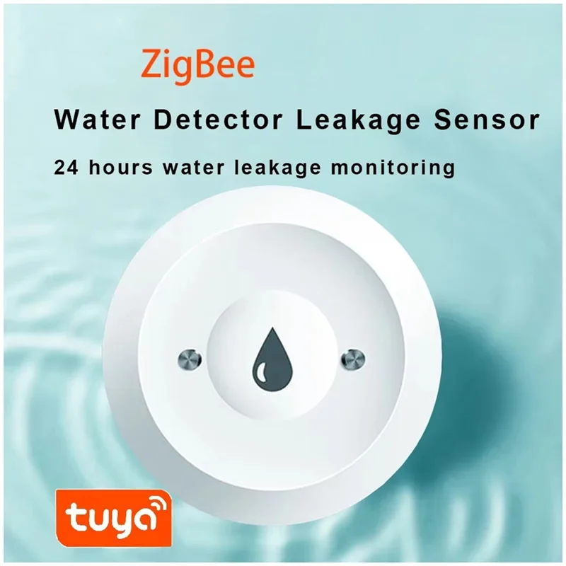 Abjf-Flood Leak Detector App Remote Monitoring Zigbee Water Leak Detector Water Leak Detector