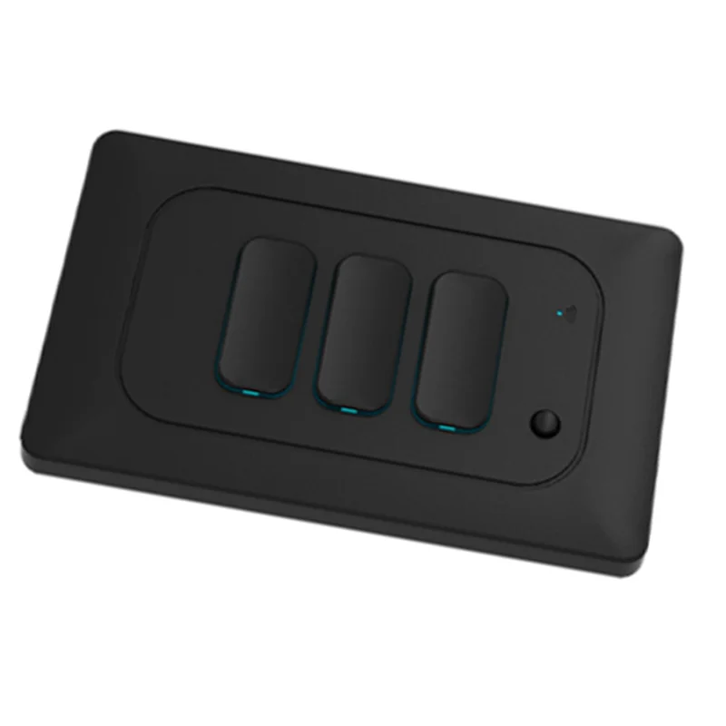 Abjf-Zigbee Push Button Interruptor Light Switch Tuya Smart Life 3 Gang No Neutral Wifi US Wall