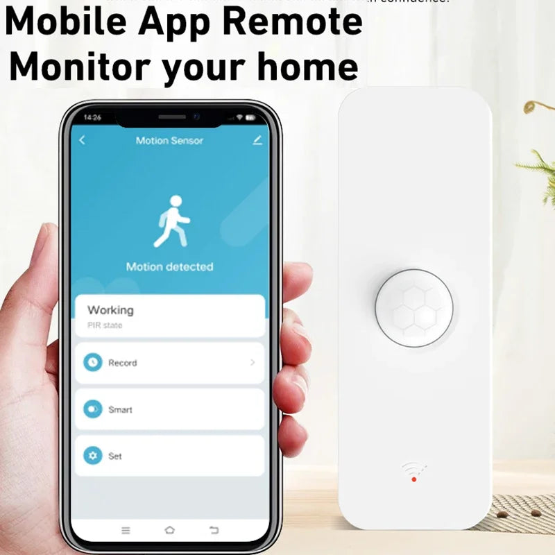 Tuya Zigbee PIR Motion Sensor Smart Home Wifi Human Body Infrared Detector Security Smart Life App Works with Alexa Google Home