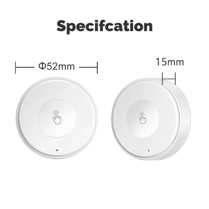 Btlife-Tuya Zigbee Smart Button Switch,Mobile Setting Wireless Remote Controller Multi-Function Scene Switching Linkage