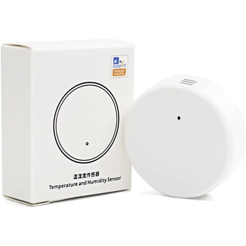 Ewelink Zigbee Mini Indoor Temperature and Humidity Sensor Hygrometer with Alert Compatible with Alexa Google Home Smarthings