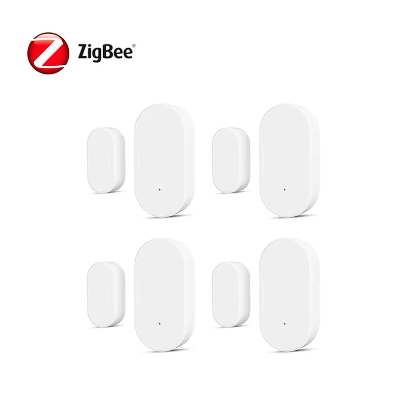 Tuya Zigbee Door Sensor Window Detectors Magnetic Sensor Smart Home Security Protection Remote Monitor from APP