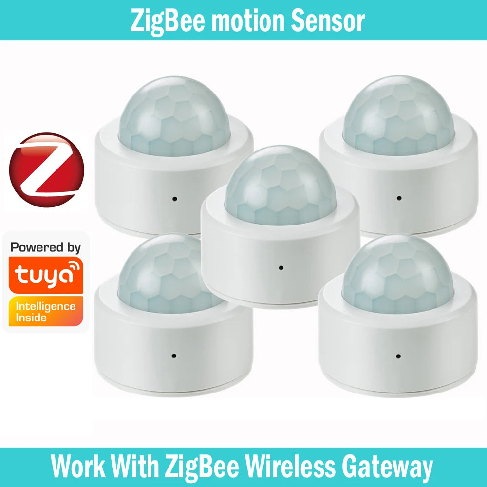 Zigbee 3.0 Smart PIR Motion Sensor Human Motion Sensor Smart Home Detector Home Security Work with Tuya Smart Life Gateway