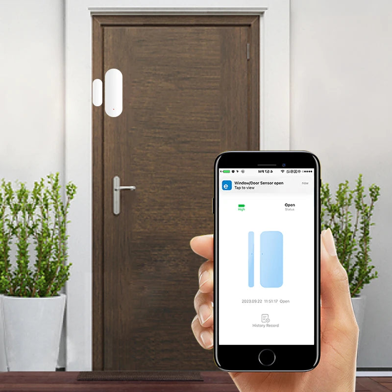 Zigbee3.0 Door Window Alarm Sensor Ewelink APP Remote Control Smart Home Security Voice Control for Yandex Alice Alexa Google