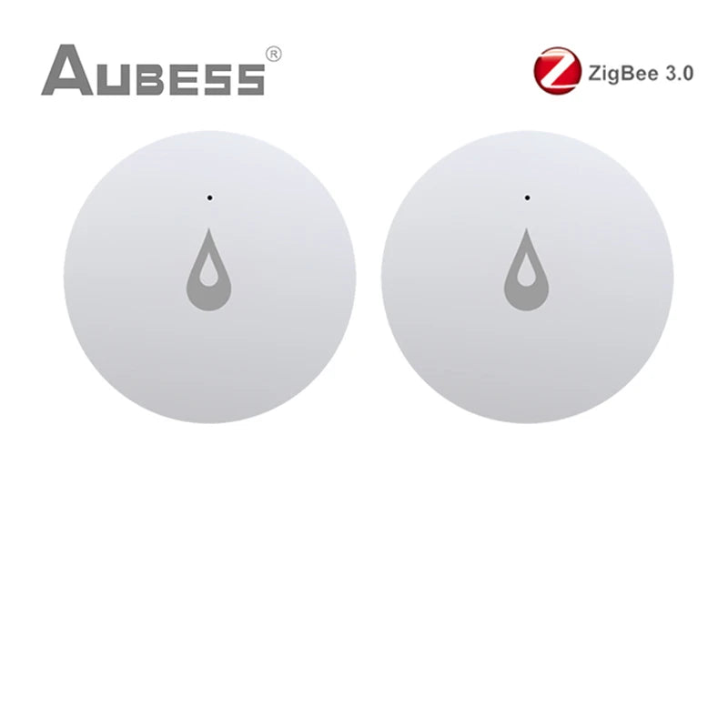 Zigbee 3.0 Tuya Water Leak Detector Flood Sensor Water Tank Full Water Linkage Smart Home Security Alarm Support Smart Life