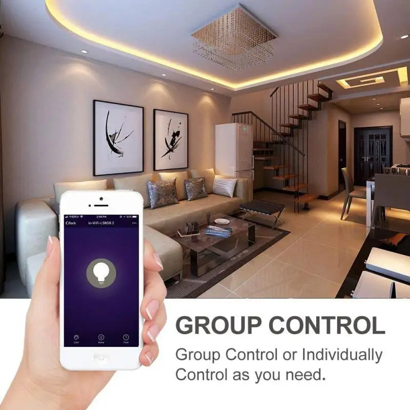 Transform Your Space with 1-10Pcs Zigbee Smart Home LED Bulb Spot Night Light Lamp - 5W GU10 RGBCW Compatible with Alexa, Google Home, and SmartThings