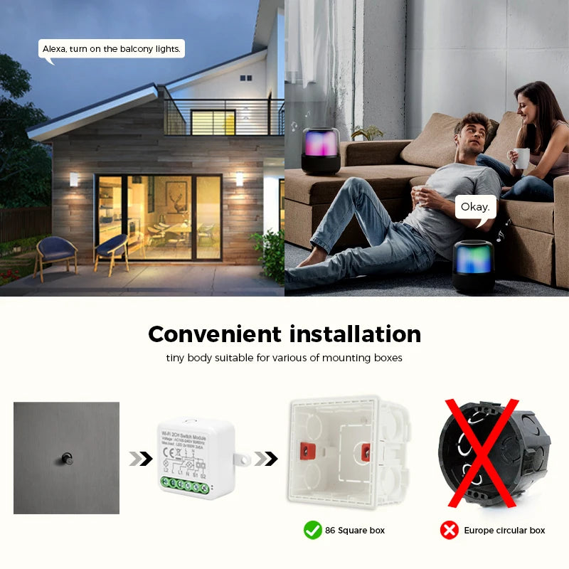 Zigbee Switches Retro Gray Toggle Switches for the Home Tuya Smart Accesorios Wall Switch 1-4 Gang 2 Way Wall Lamp Switch
