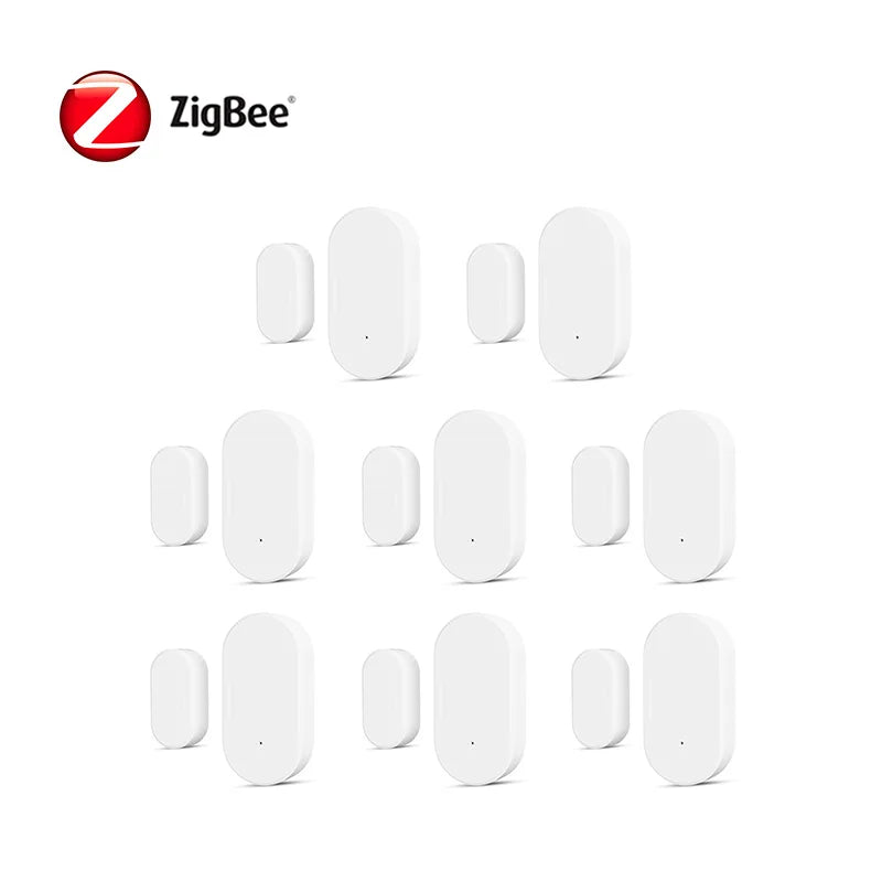 Tuya Zigbee Door Sensor Window Detectors Magnetic Sensor Smart Home Security Protection Remote Monitor from APP