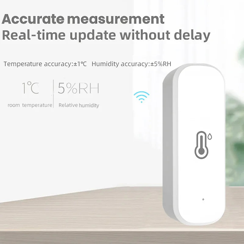 Cozylife Wifi Smart Temperature Humidity Sensor Smart Home Thermometer Hygrometer for Indoor Room Weather Station with Google