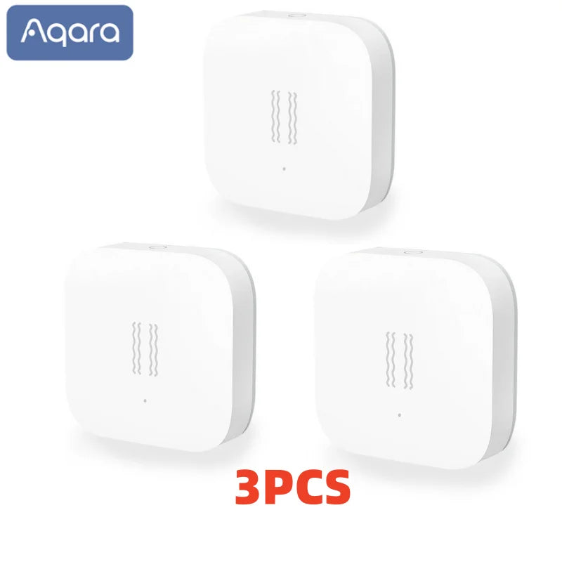 Smart Vibration Sensor Zigbee Detection Alarm Monitor Motion Shock Sensor Built-In Gyroscope for Mi Home Homekit App