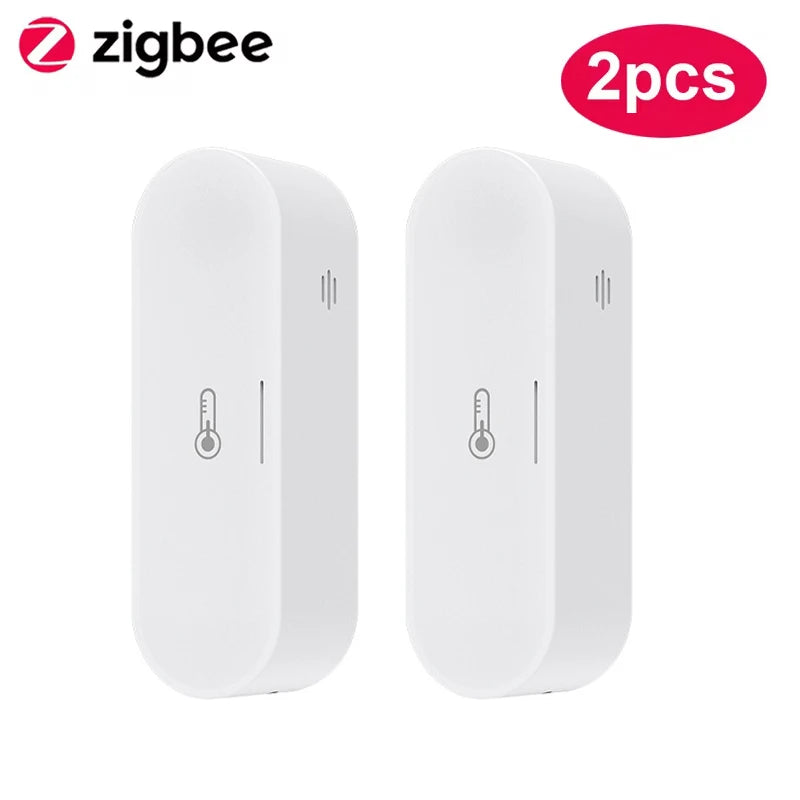 Revolutionize Your Home with the Tuya Smart Zigbee Temperature and Humidity Sensor - Compatible with Apple HomeKit, Alexa, and Google Home!