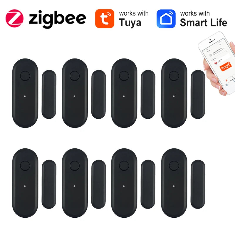 Enhance Your Home Security with the Zigbee Door & Window Sensor – Tuya Smart Life App Compatible for Remote Monitoring and Anti-Theft Protection