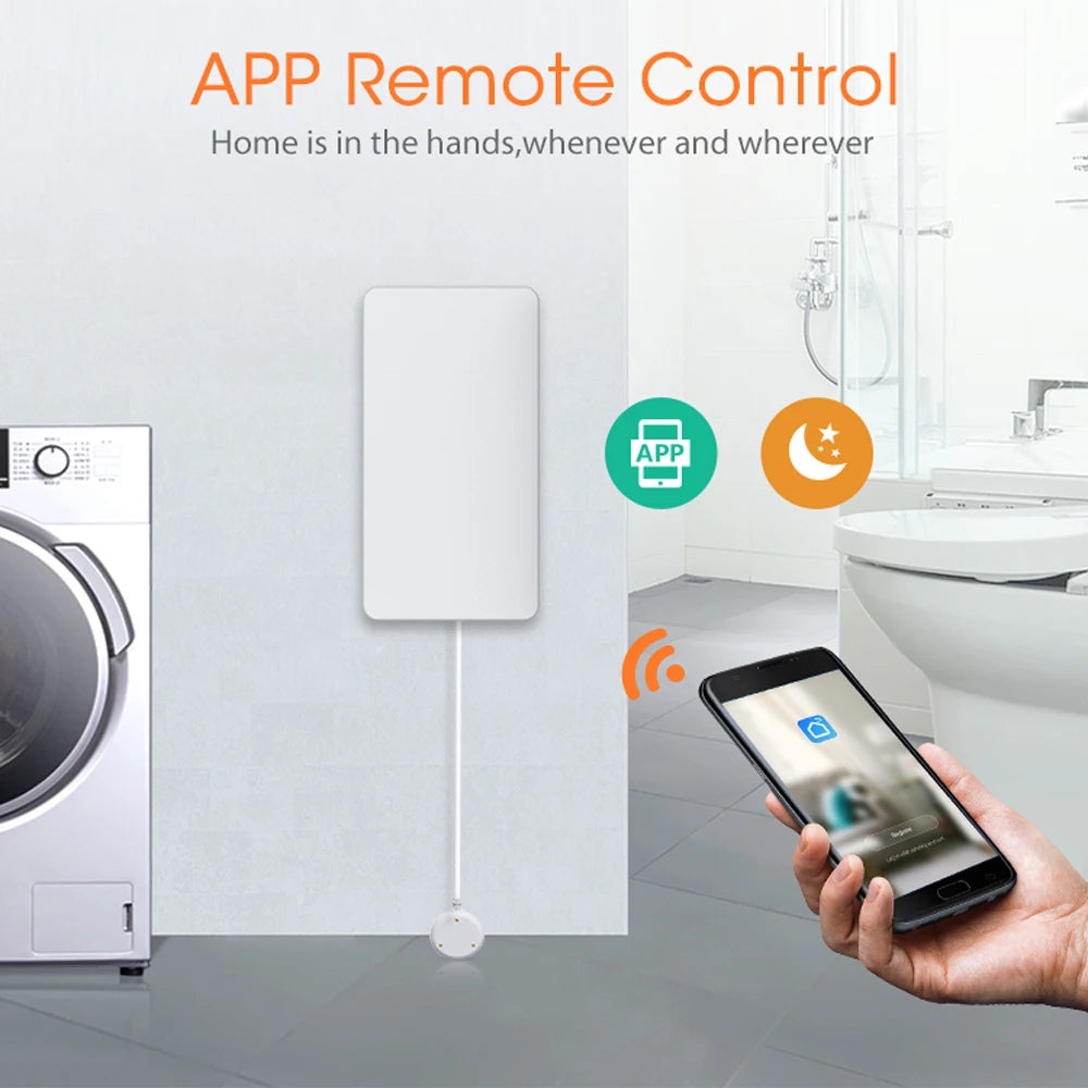 Works with Homekit Water Leak Sensor Zigbee 3.0 Wireless Flood Detector for Alarm System and Smart Home Automation Apple Homekit