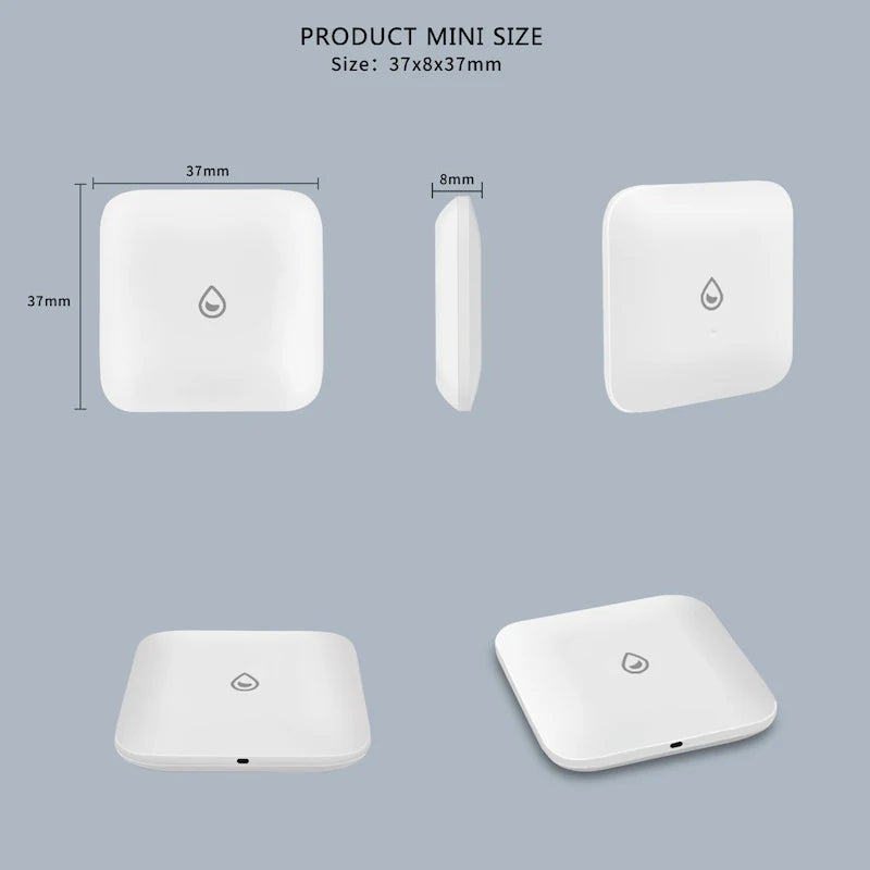 Protect Your Home with the Zigbee 3.0 Water Leakage Sensor - Reliable Immersion Alarm Compatible with Ewelink Zigbee Bridge and Zigbee2Mqtt Gateway