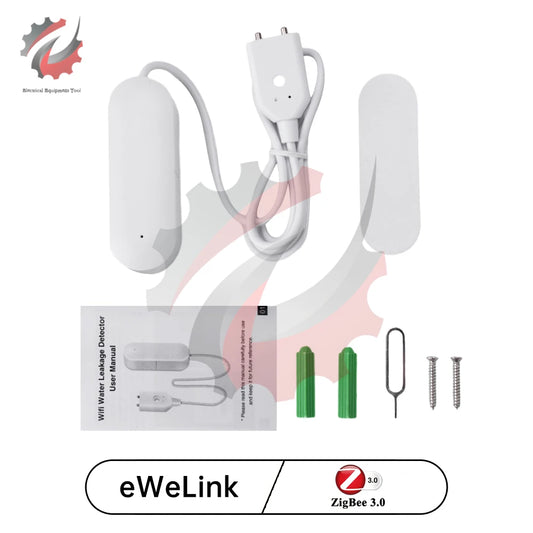 Zigbee Ewelink Water Level Sensor Smart Home Water Leakage Alarm Detector Flow Sensors Flood Alert Overflow Security Protection