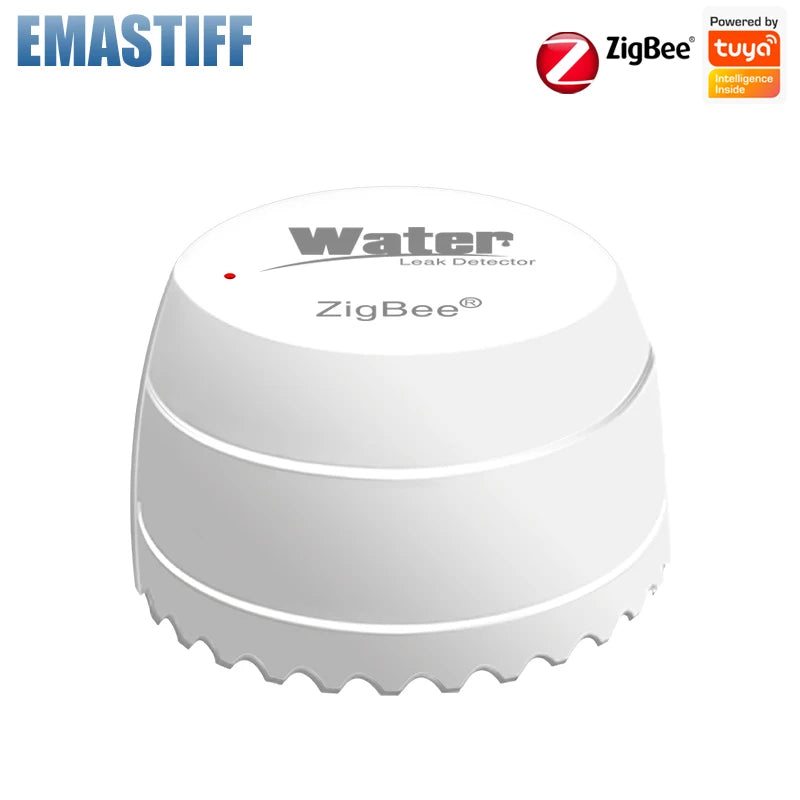 Zigbee Water Leakage Detector Smart Home Water Flood Sensor Work with Tuya Zigbee Gateway Support Smart Life APP