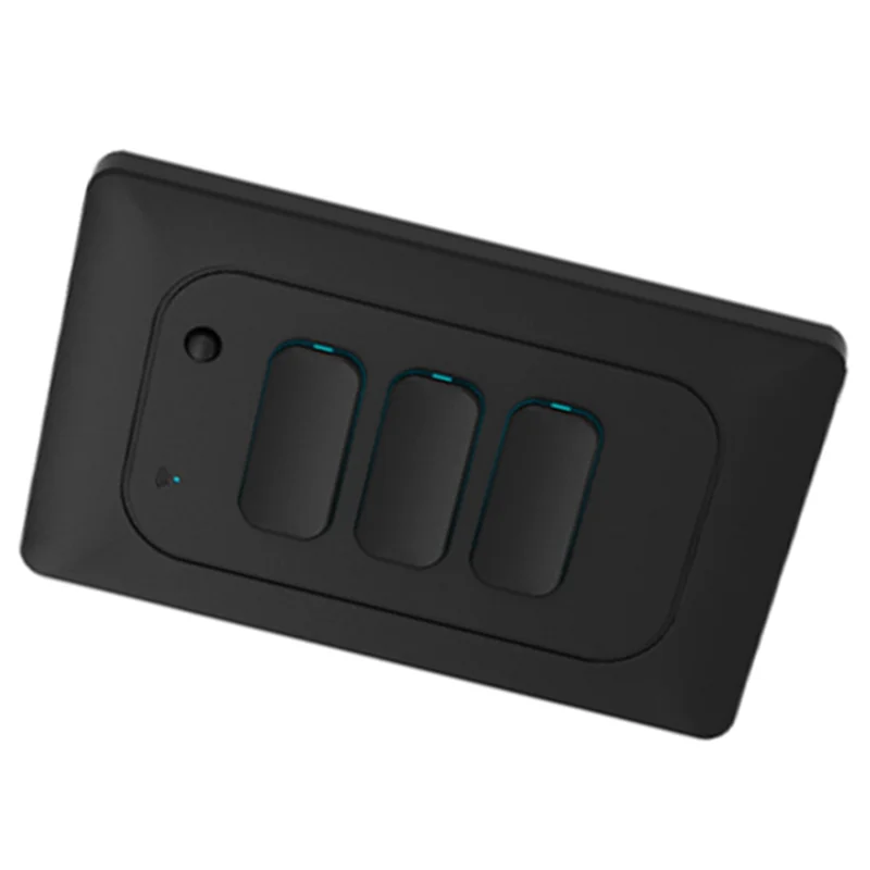 Abjf-Zigbee Push Button Interruptor Light Switch Tuya Smart Life 3 Gang No Neutral Wifi US Wall