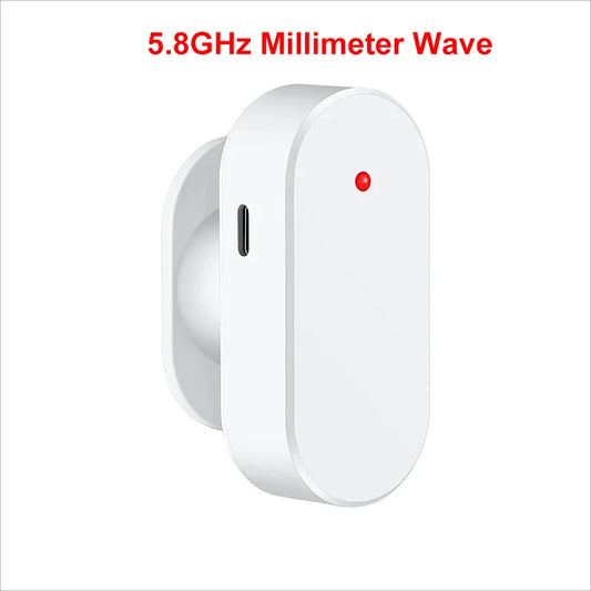 2-IN-1 Tuya Wifi Zigbee Human Presence Detector 5.8G/24G Radar Distance Detection Smart Human Body PIR Sensor for Home Assistant