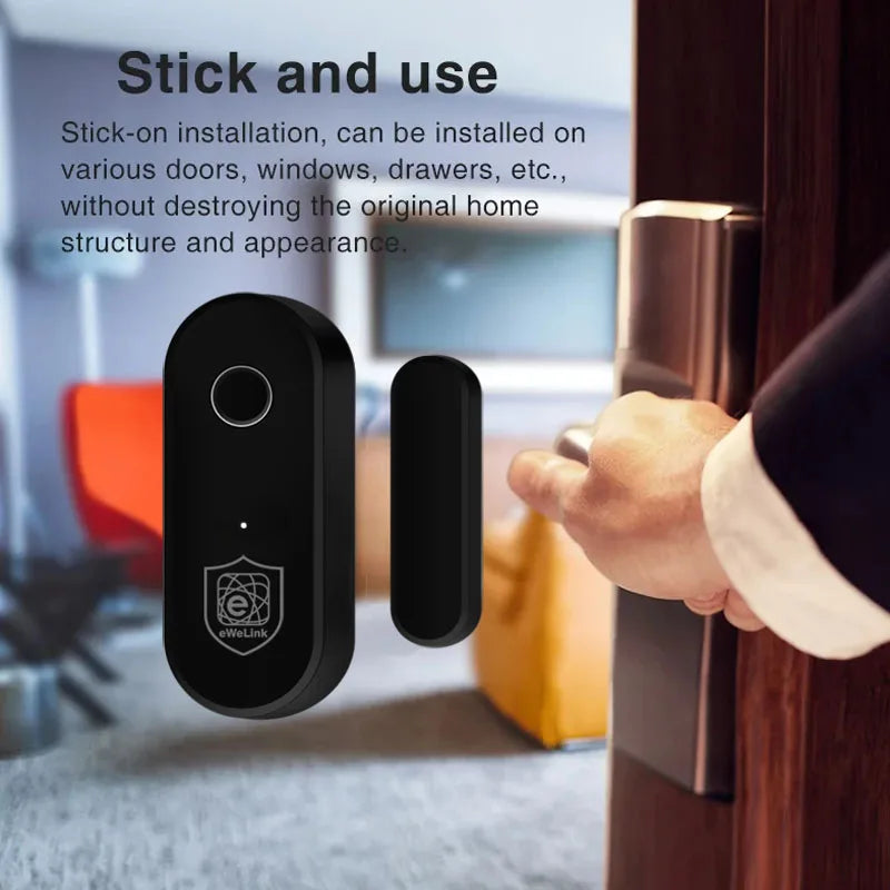 Smart Home Zigbee Door Sensor Window Open Closed Detector Security Alarm Ewelink APP Control Work with Hub Support Alexa Google