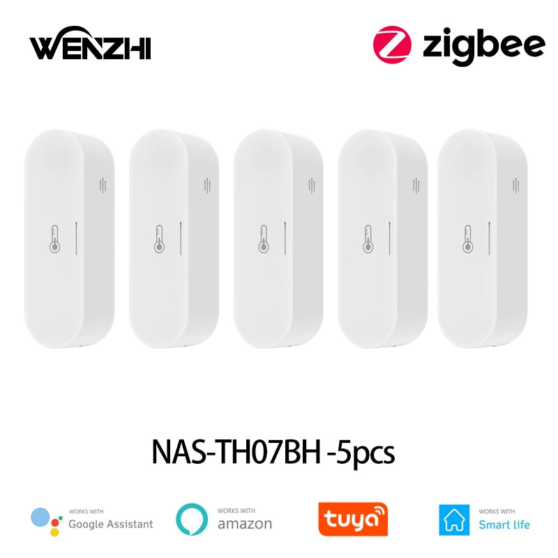 Zigbee 3.0 and Homekit Temperature and Humidity Sensor Thermometer Tuya Smart Life App Remote Control Home Automation Alexa