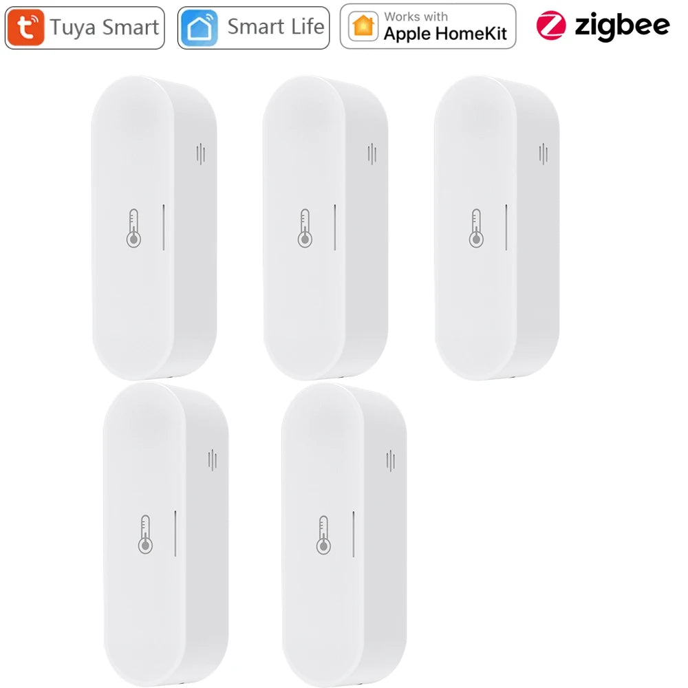 Revolutionize Your Home with the Tuya Zigbee Smart Temperature and Humidity Sensor – Seamlessly Works with HomeKit, Alexa, and Google Home