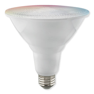 SATCO Starfish Wi-Fi PAR38 LED RGB & Tunable White Flood Light, 120v/1100lm/90w