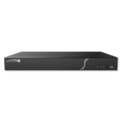 Speco 16-Channel 4K H.265 NDAA Compliant NVR with PoE and 1 SATA, 4TB