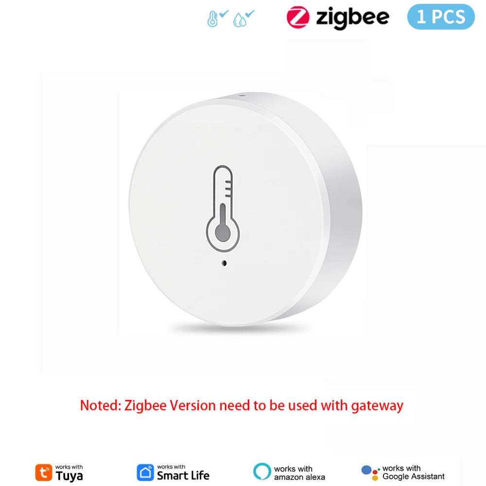 Revolutionize Your Home with the Tuya Zigbee Mini Temperature and Humidity Sensor – Smart Remote Monitoring with Alexa and Google Home Integration