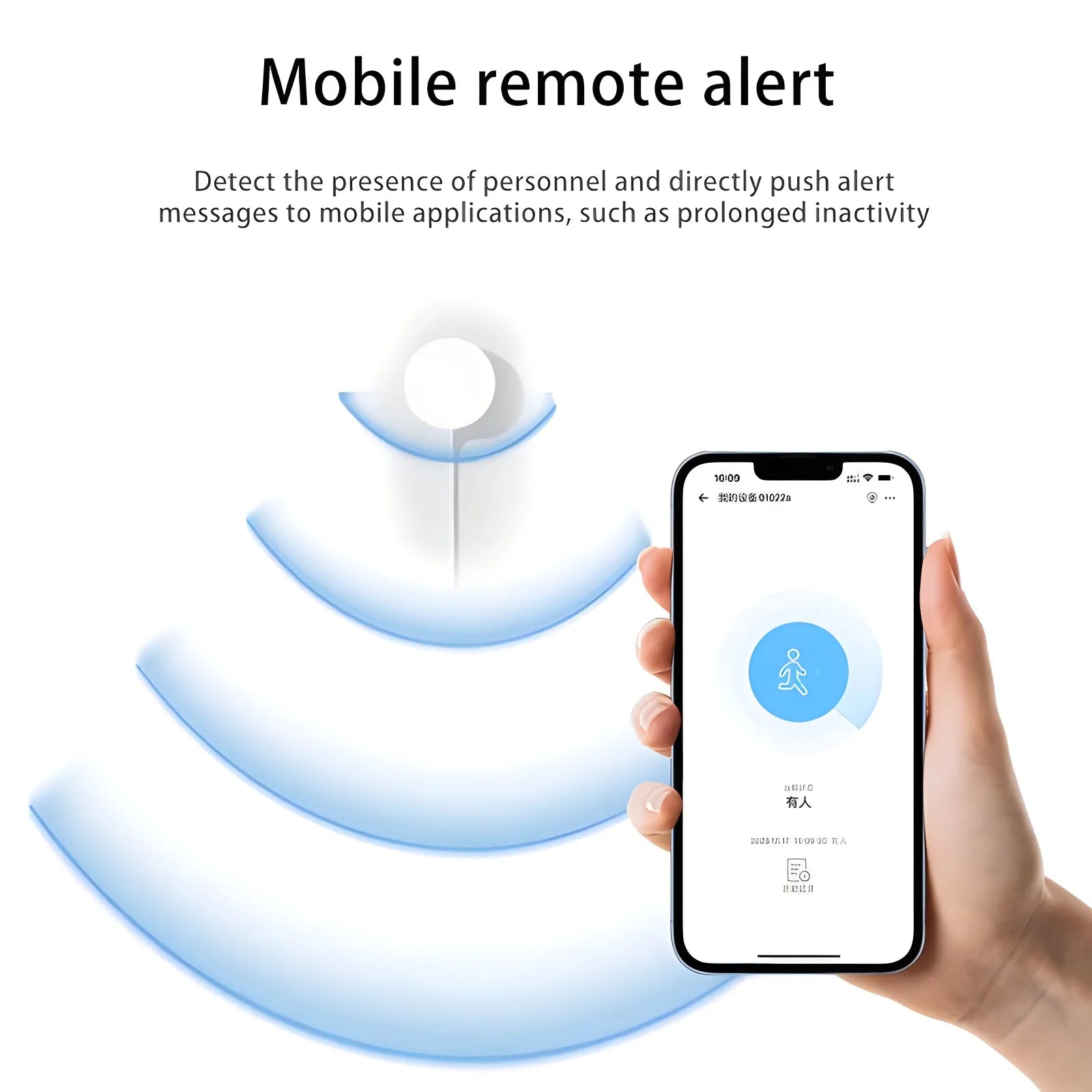 Ewelink Zigbee 5.8G Millimeter Wave Human Presence Radar Detector Side Mounted Safety Monitor Radar Alarm Smart Linkage Sensor