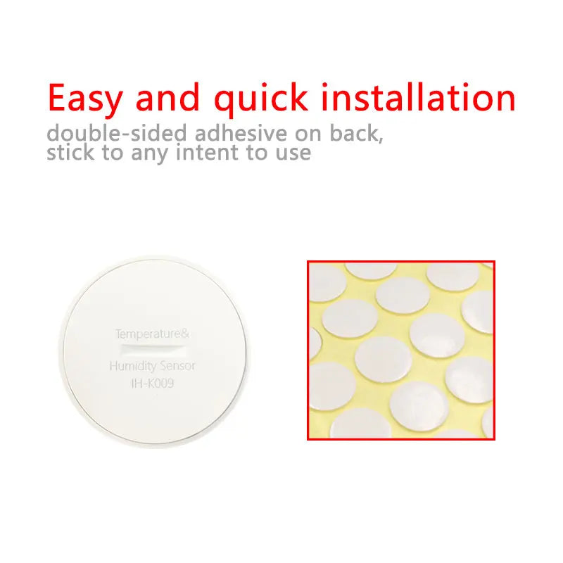 Tuya Smart Zigbee Temperature Humidity Sensor Battery Power Indoor Outdoor Hygrometer Thermometer Detector Home Security Alexa