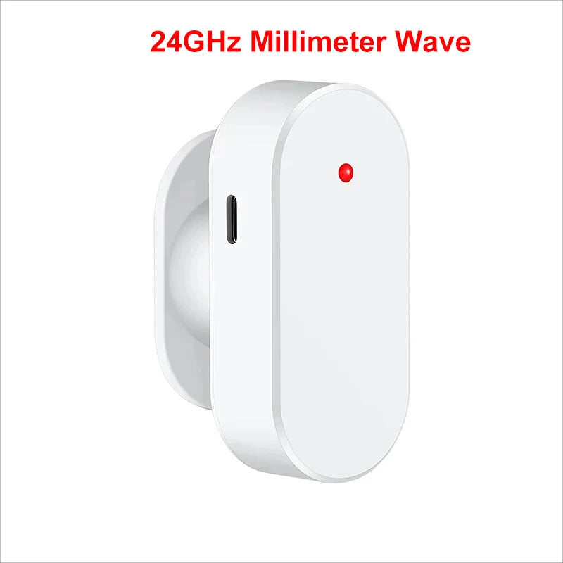2-IN-1 Tuya Wifi Zigbee Human Presence Detector 5.8G/24G Radar Distance Detection Smart Human Body PIR Sensor for Home Assistant