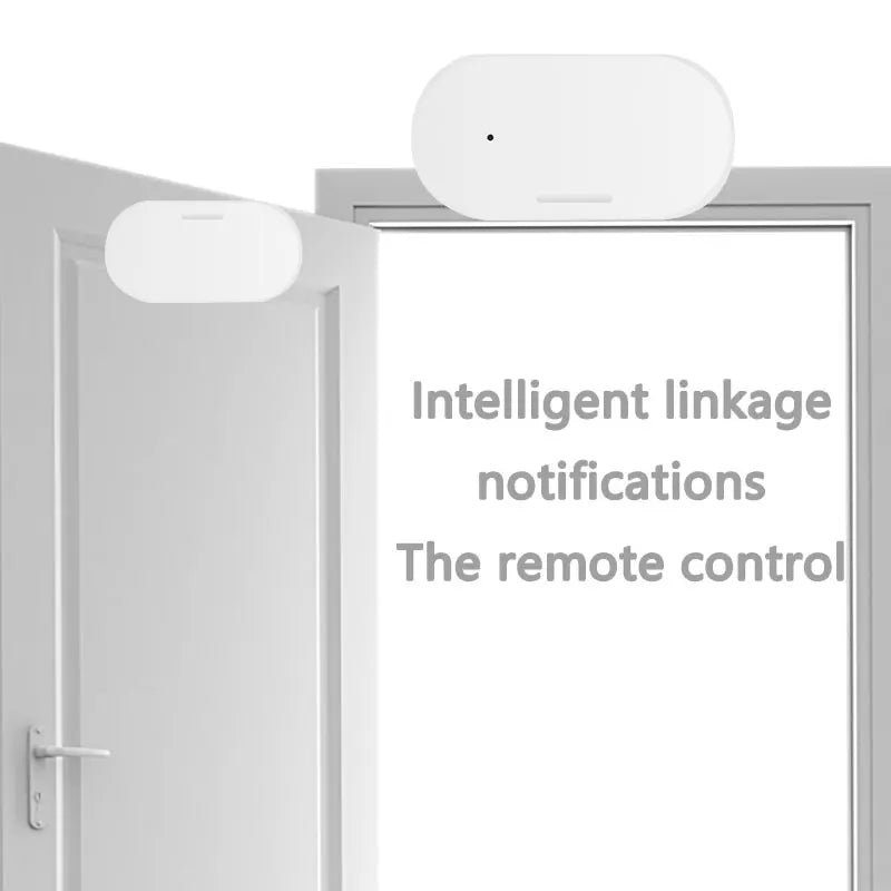 Smart Tuya WiFi Zigbee Window And Door Sensor Door Open / Closed Detectors Home Security Alarm System With Via Alexa Google Home
